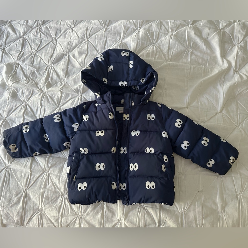 Stella McCartney Kids Navy Jacket with White Accents